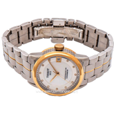 TISSOT T086.208.22.116.00 Silver DGold Dial White Stainless Steel